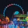 The High Roller observation wheel on the Linq Promenade in Las Vegas