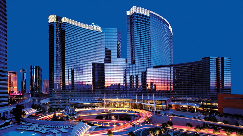Aria on the Las Vegas Strip features a bevy of high-end restaurants and works by world-famous artists