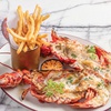 Lobster avec frites at Brasserie B by Bobby Flay at Caesars Palace in Las Vegas