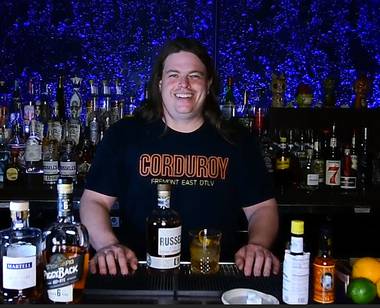 The bartender at Fremont East's Corduroy shows you how to make the perfect Old-Fashioned.