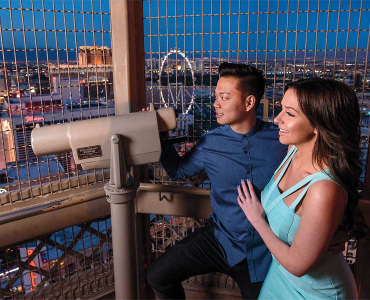 Take in the sights atop Eiffel Tower Viewing Deck at Paris Las