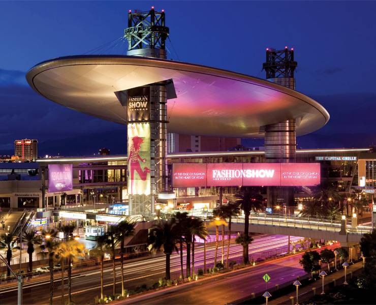 Fashion Show houses more than 200 stores on the Las Vegas ...