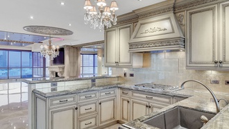 Penthouse has eye-popping detail and tons of amenities.