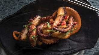 The Aria restaurant is a celebrity hot spot with delicious Asian cuisine.