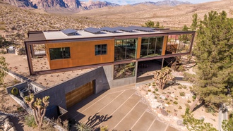 This environmentally friendly Blue Diamond home offers outdoor life like never before.