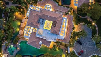 Palatial home is gorgeous inside and out.