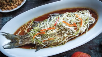 The Palace Station restaurant combines Chinese, Japanese and Vietnamese cuisines in inventive ways.