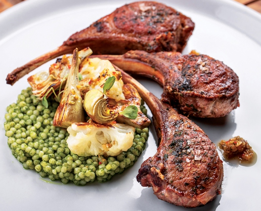 Lamb chops at Brera Osteria in the Grand Canal Shoppes at The Venetian and The Palazzo.