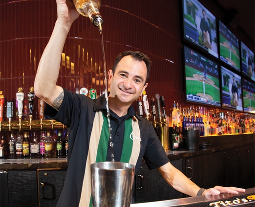 Vache Manoukian is an award-winning flair bartender at Circa Resort & Casino.