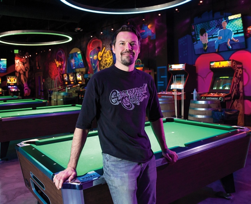 Steven Funkhouse is having the time of his life as general manager of Emporium at Area15.