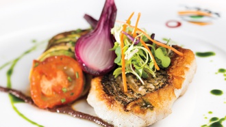 The Bellagio restaurant spares no expense in every single department.