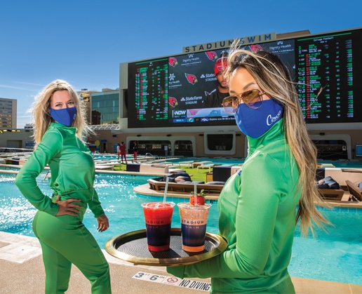 Get ready for one the most impressive pool complexes in Las Vegas—Stadium Swim at Circa Resort & Casino.