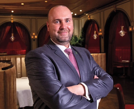 Hristian Iliev is passionate about wine, and he brings that passion to his job as lead sommelier at Carbone at Aria.