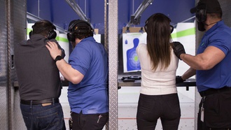 Guests experienced the largest indoor shooting range in Nevada.