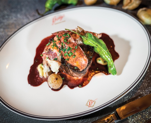 Surf and turf at Barry’s Downtown Prime at Circa Resort & Casino.