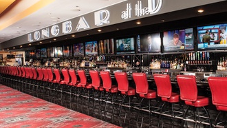 The D bar runs the length of the hotel property.