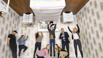 Guests enjoyed the new interactive attraction at The Shoppes at Mandalay Place.