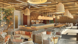 The Mykonos-inspired space offers great food, drink and music.