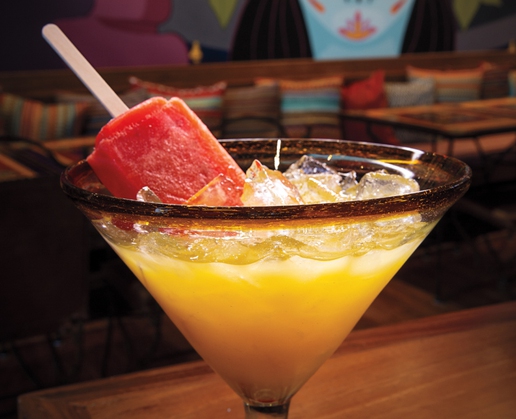 The Lickity Split margarita at Casa Calavera at Virgin Hotels Las Vegas
