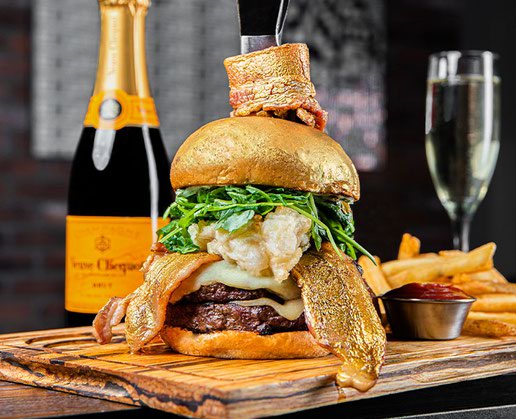 The Whale Burger at Slaters 50/50