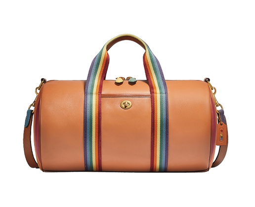 A Coach duffle, glovetanned leather and nappa leather
