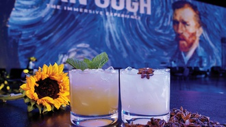 Area15 art installation now offers specialty cocktails to go along with the exhibit.