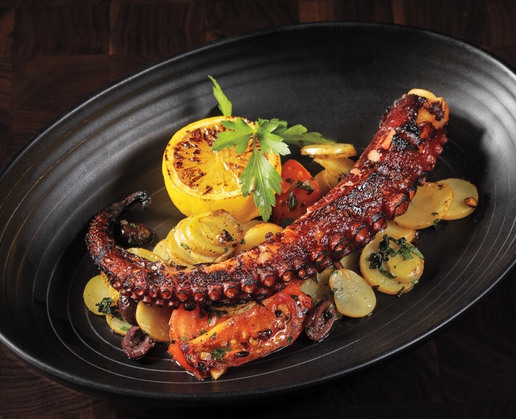 Wild Spanish octopus at Water Grill at The Forum Shops at Caesars