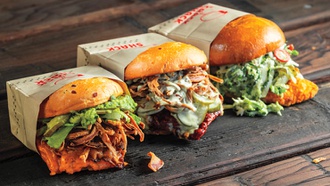 The Park MGM ‘gourmet’ fried chicken eatery has a menu full of surprises.