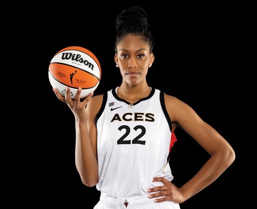 A’ja Wilson of the Las Vegas Aces
