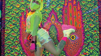 Head 'Winkster' lights up in psychedelic hybrid of attraction and art museum.