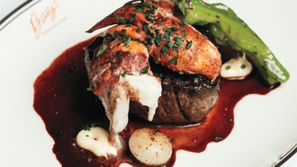Chef and owner Barry S. Dakake's steakhouse shines at Circa Resort & Casino.