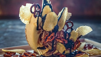 American cuisine gets its due in television chef's Strip eatery.