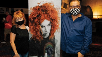 Guests enjoyed the prop comedy of one of the Strip's longest-running comedians.