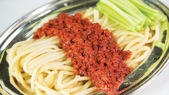 The Caesars Palace restaurant combines dinner and a light show.