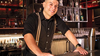 Model bartender is creating magic of his own behind the bar at 'Magic Mike Live.'
