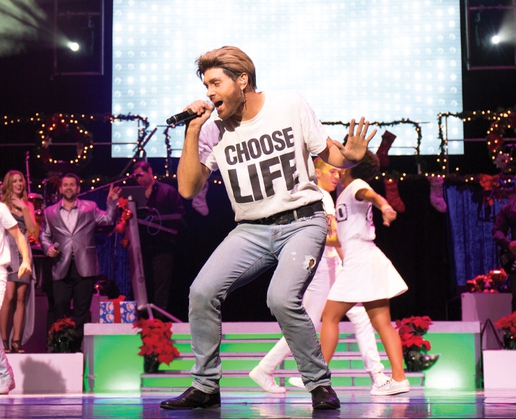 Michael Knight performs as George Michael in ‘Legends in Concert’ at Tropicana Las Vegas
