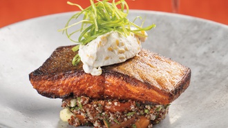 Chef's Virgin Hotels Las Vegas restaurant upholds his high standards.