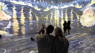 The new attraction is a multimedia presentation of the famous artist.