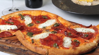 The Resorts World Las Vegas venue combines a wine store, restaurant and gourmet market.