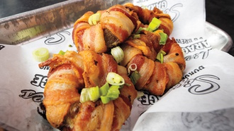 Don't miss the limited-edition bacon cheeseburger-inspired menu.