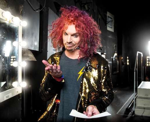 Scott Thompson, aka Carrot Top, just celebrated the 16th anniversary of his residency at Luxor in Las Vegas
