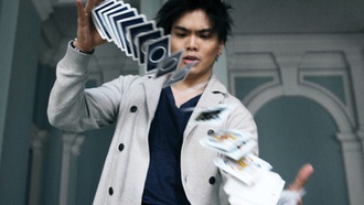 The illusionist displays his impeccable skills at The Mirage.