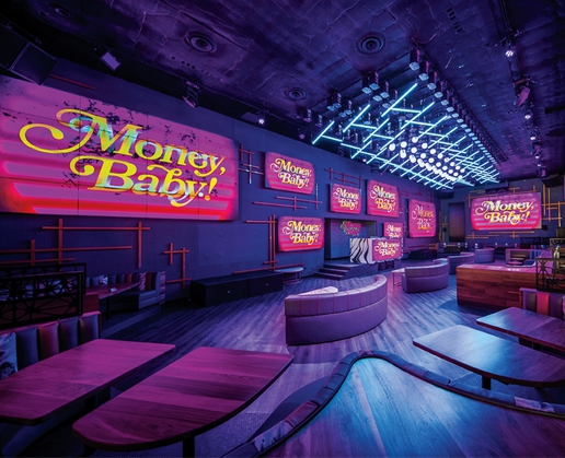 Money, Baby! at Virgin Hotels Las Vegas is just one of the hot spots where you can celebrate New Year’s Eve
