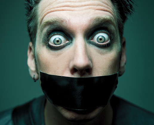 Tape Face performs at Harrah’s in Las Vegas
