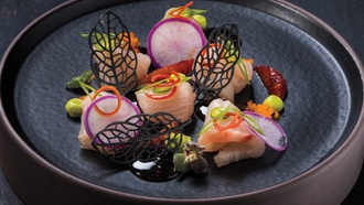 The Resorts World restaurant also features creative cocktails.