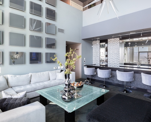 Live the luxury life at this three-story penthouse suite at Sky Las Vegas
