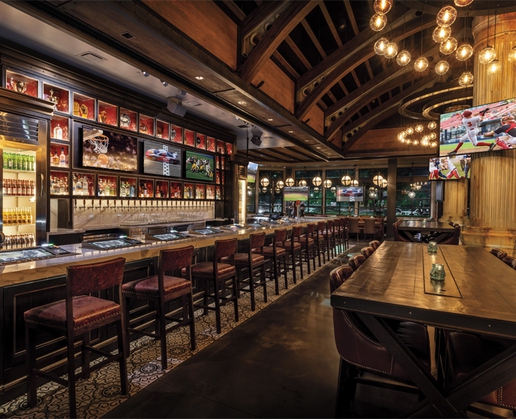 Tailgate Social at Palace Station in Las Vegas has a great happy hour special
