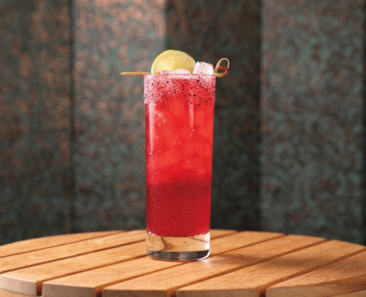 The Hibiscus Cooler cocktail at ¡VIVA! at Resorts World Las Vegas
