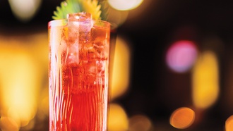 Lounge at Mandalay Bay elevates the simple cocktail, offers small bites.