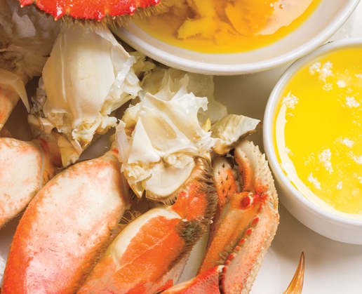 Dungeness crab at Water Grill at The Forum Shops at Caesars
